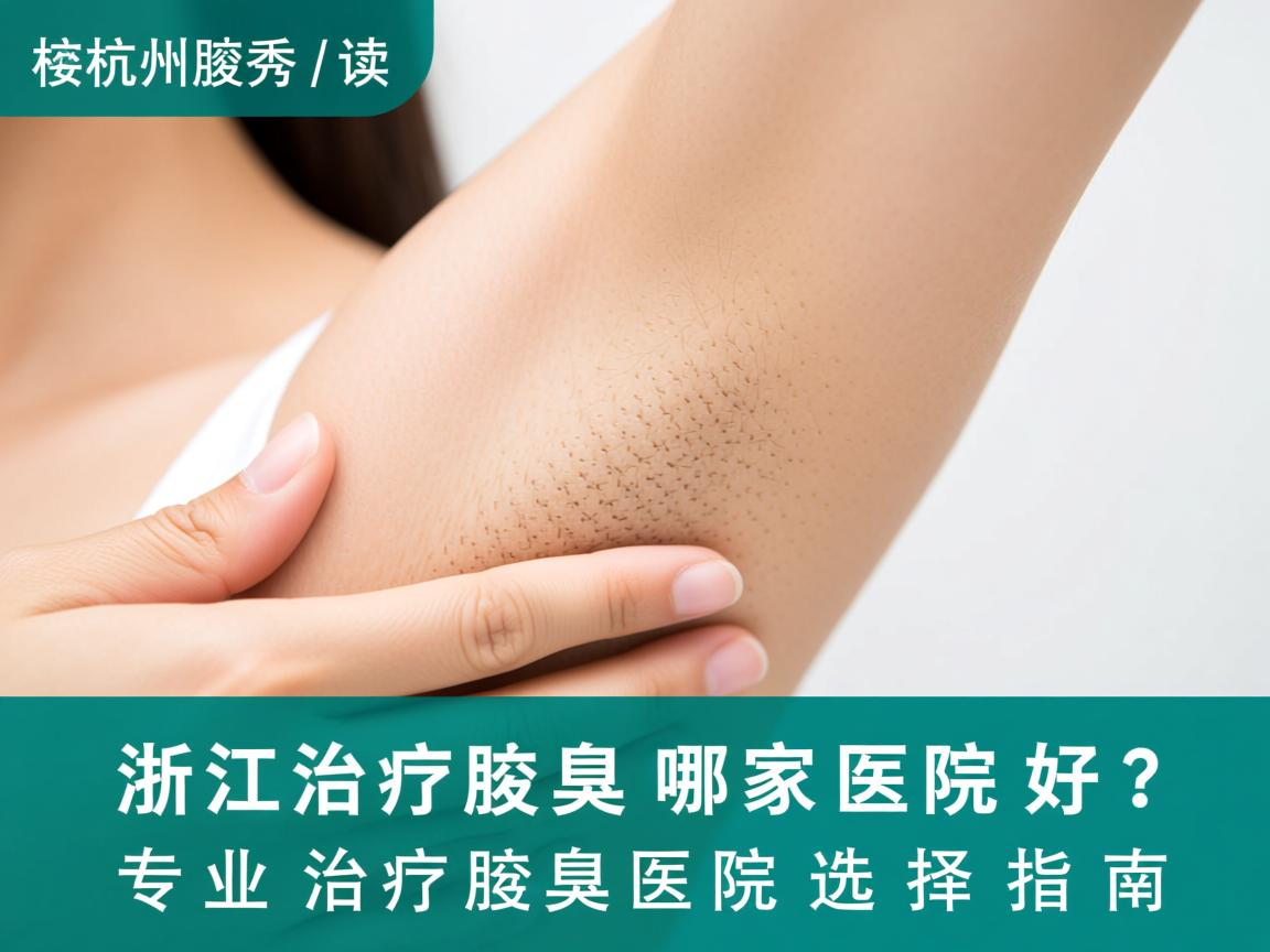 杭州腋秀解读,浙江治疗腋臭哪家医院好?专业治疗腋臭医院选择指南 杭州腋秀解读,浙江治疗腋臭哪家医院好?专业治疗腋臭医院选择指南