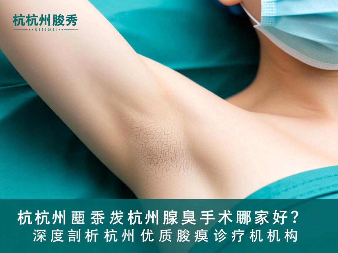 杭州腋秀解析,杭州腋臭手术哪家好?深度剖析杭州优质腋臭诊疗机构 杭州腋秀解析,杭州腋臭手术哪家好?深度剖析杭州优质腋臭诊疗机构