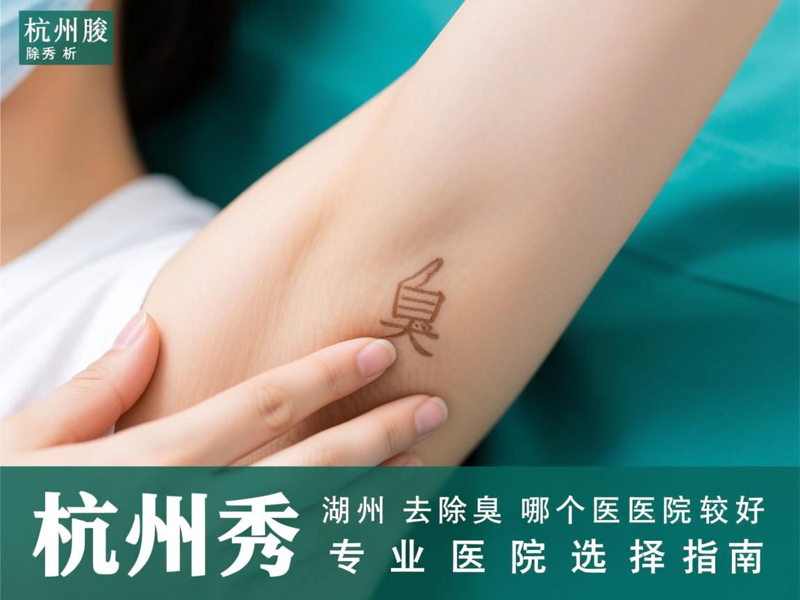 杭州腋秀解析，湖州去除腋臭哪个医院较好，专业医院选择指南