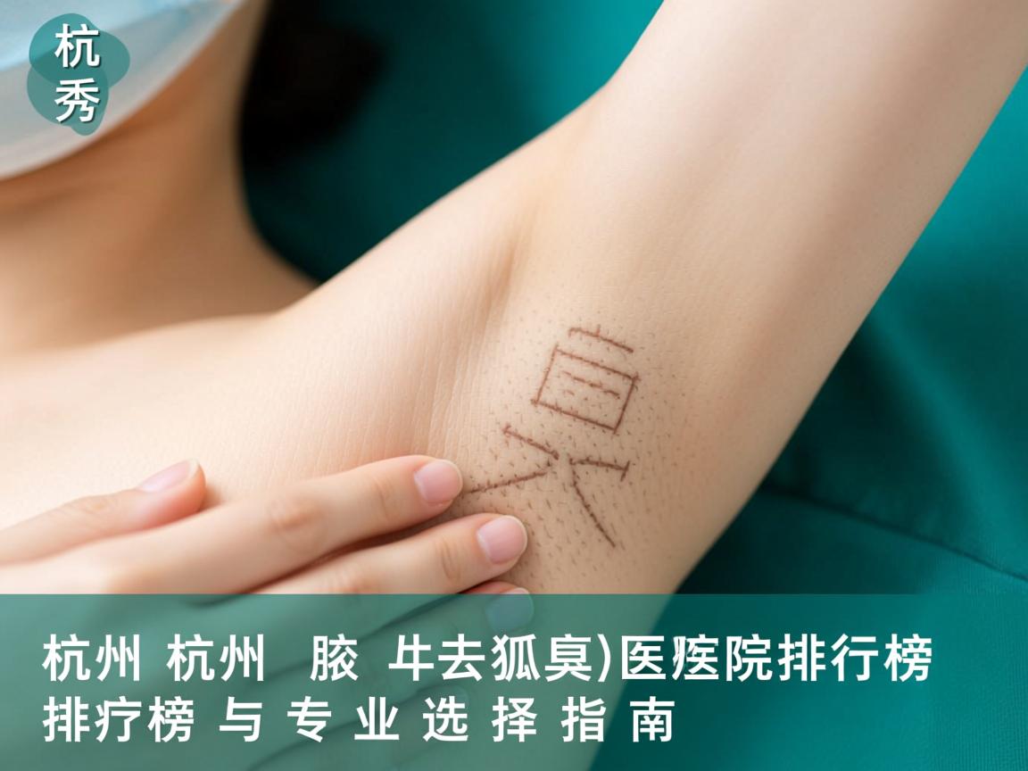 杭州腋秀解析,杭州去狐臭医院排行榜与专业选择指南 杭州腋秀解析,杭州去狐臭医院排行榜与专业选择指南