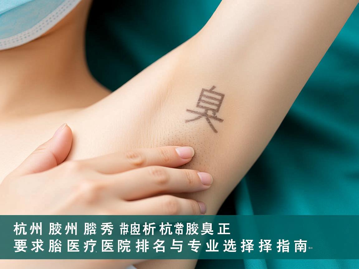 杭州腋秀解析,杭州正规腋臭医院排名与专业选择指南 杭州腋秀解析,杭州正规腋臭医院排名与专业选择指南