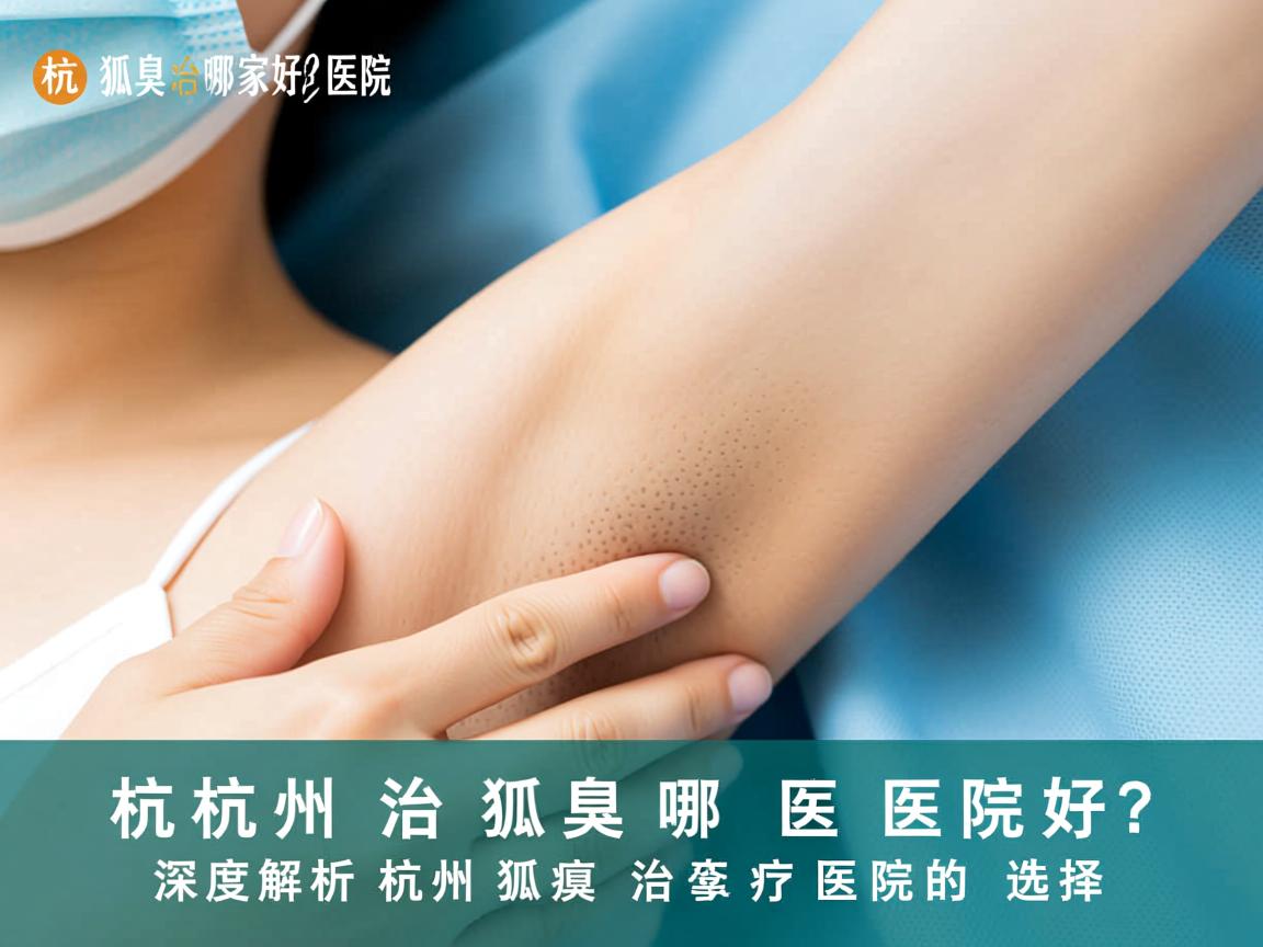 杭州治狐臭哪家医院好？深度解析杭州狐臭治疗医院的选择