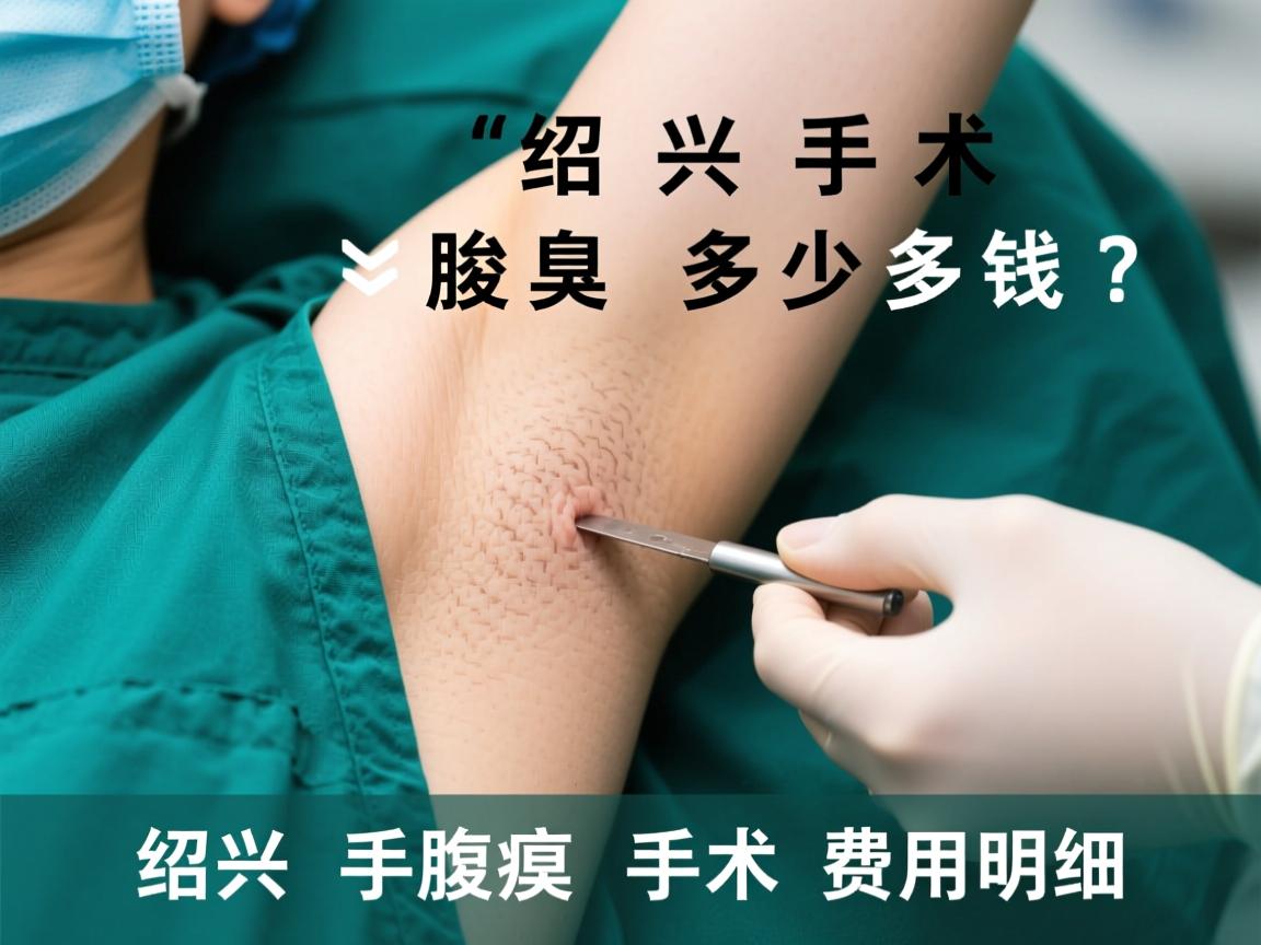 绍兴腋臭手术多少钱？解析绍兴腋臭手术费用明细
