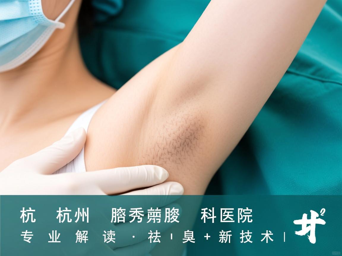 杭州腋秀科普，专业解读杭州腋秀医院祛腋臭新技术