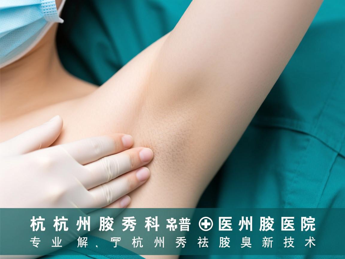 杭州腋秀科普，专业解读杭州腋秀医院祛腋臭新技术
