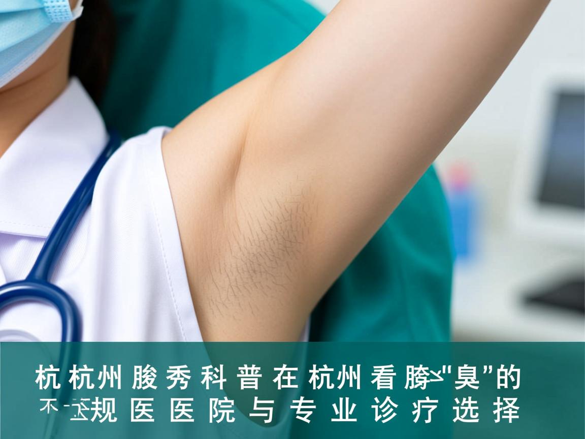 杭州腋秀科普,在杭州看腋臭的正规医院与专业诊疗选择 杭州腋秀科普,在杭州看腋臭的正规医院与专业诊疗选择