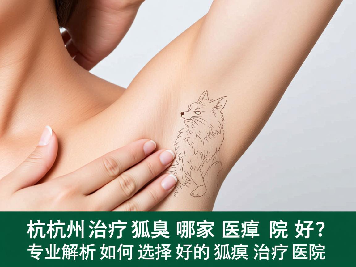 杭州治疗狐臭哪家医院好？专业解析如何选择好的狐臭治疗医院