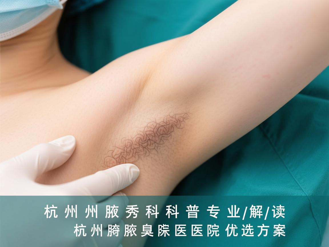 杭州腋秀科普，专业解读杭州腋臭医院的优选方案