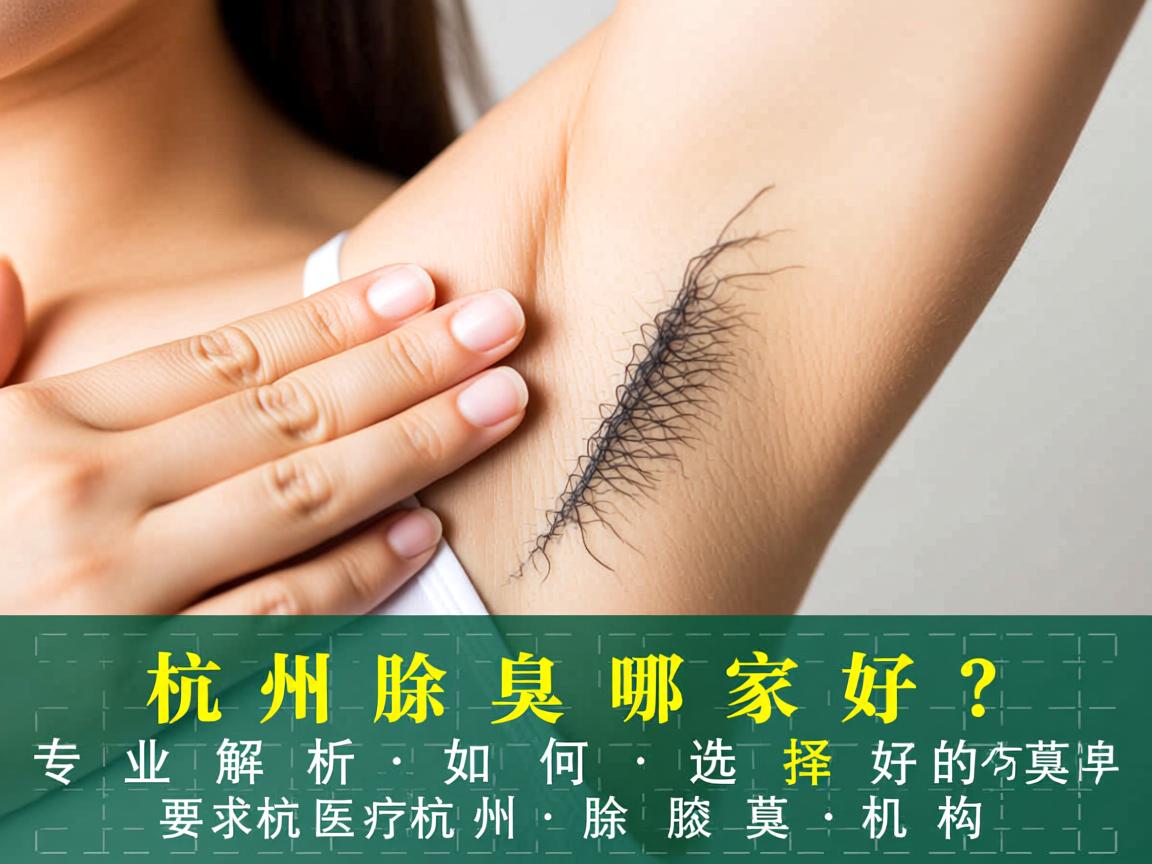 杭州除腋臭哪家好?专业解析如何选择好的杭州除腋臭机构 杭州除腋臭哪家好?专业解析如何选择好的杭州除腋臭机构