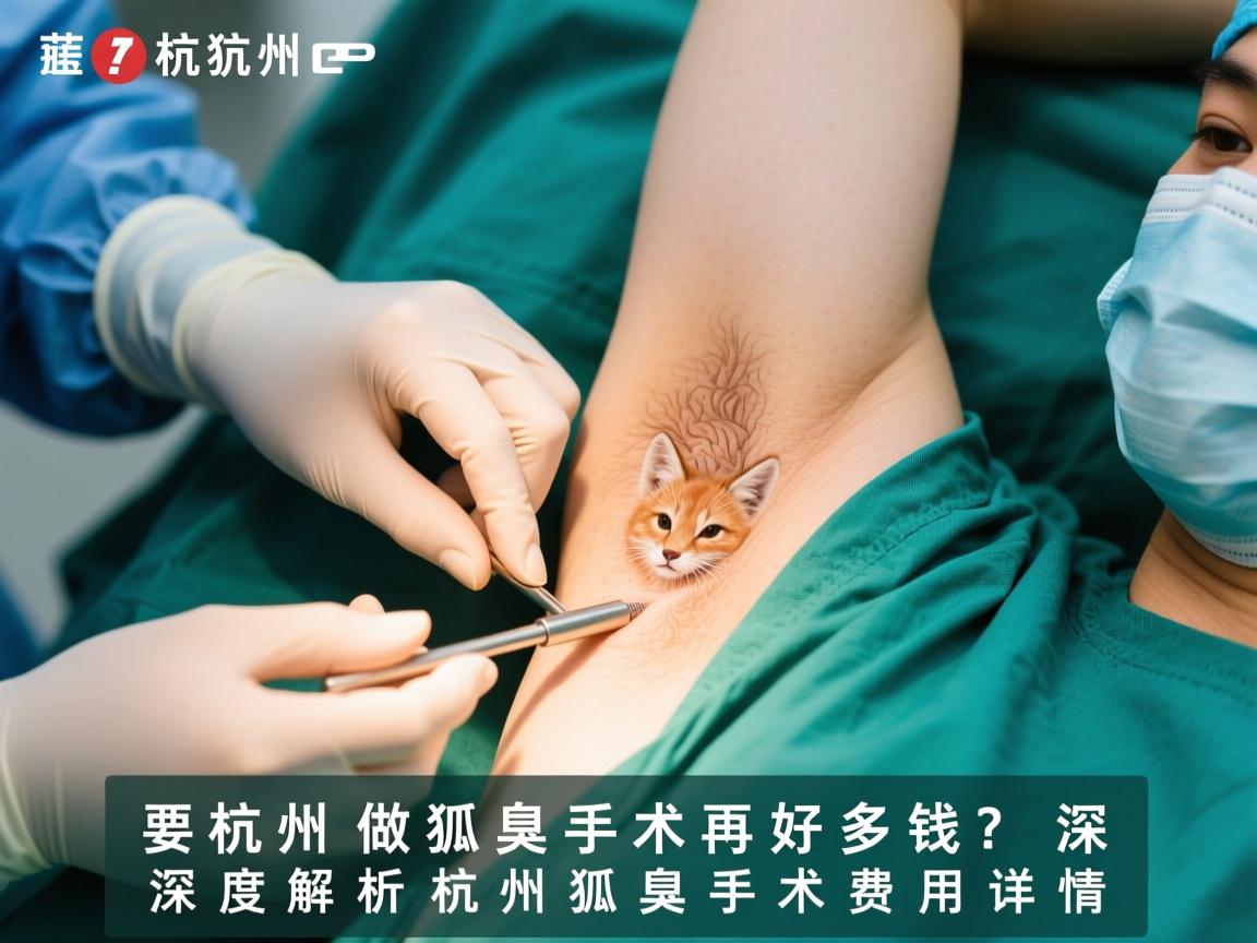 杭州做狐臭手术好多钱？深度解析杭州狐臭手术费用详情