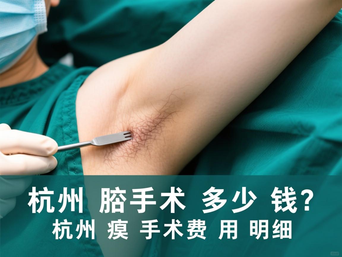 杭州腋臭手术多少钱？解析杭州腋臭手术费用明细