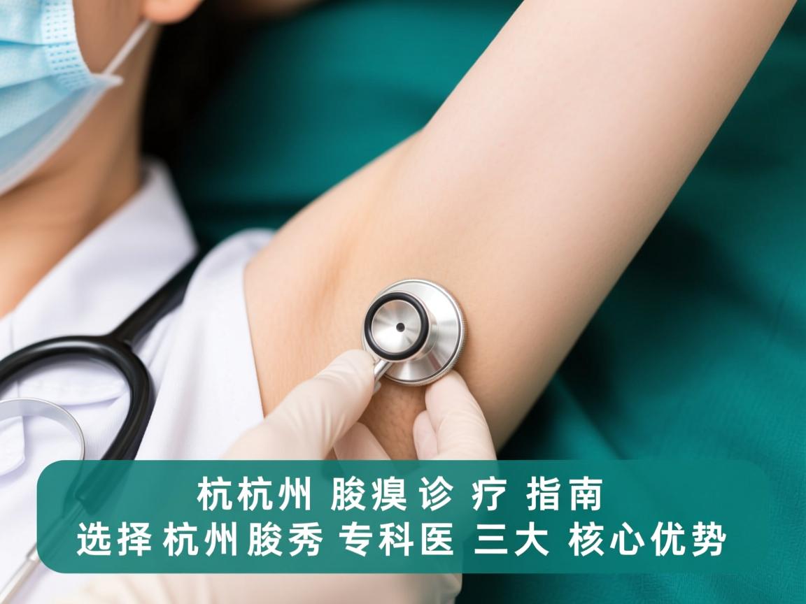 杭州腋臭诊疗指南,选择杭州腋秀专科的三大核心优势 杭州腋臭诊疗指南,选择杭州腋秀专科的三大核心优势