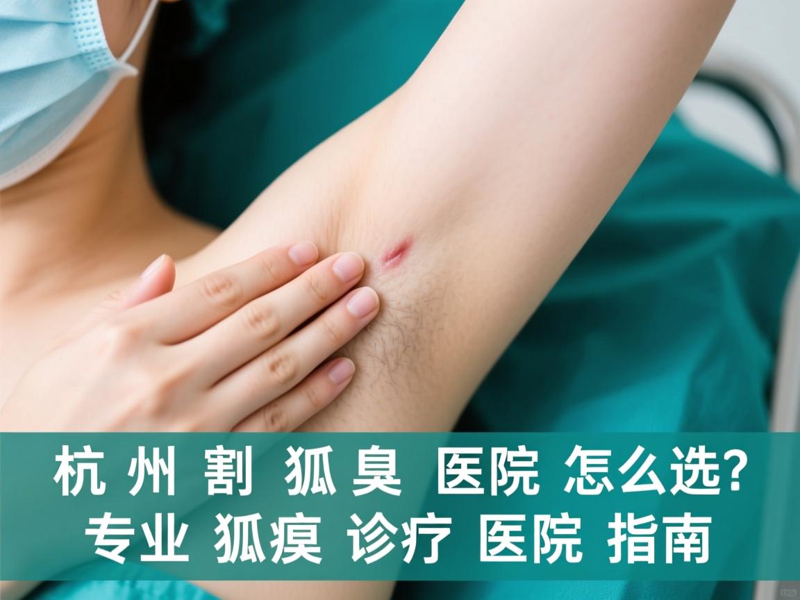杭州割狐臭医院怎么选？专业狐臭诊疗医院指南