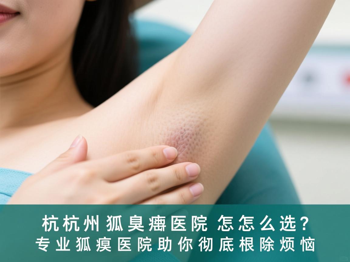 杭州狐臭医院怎么选？专业狐臭医院助你彻底根除烦恼