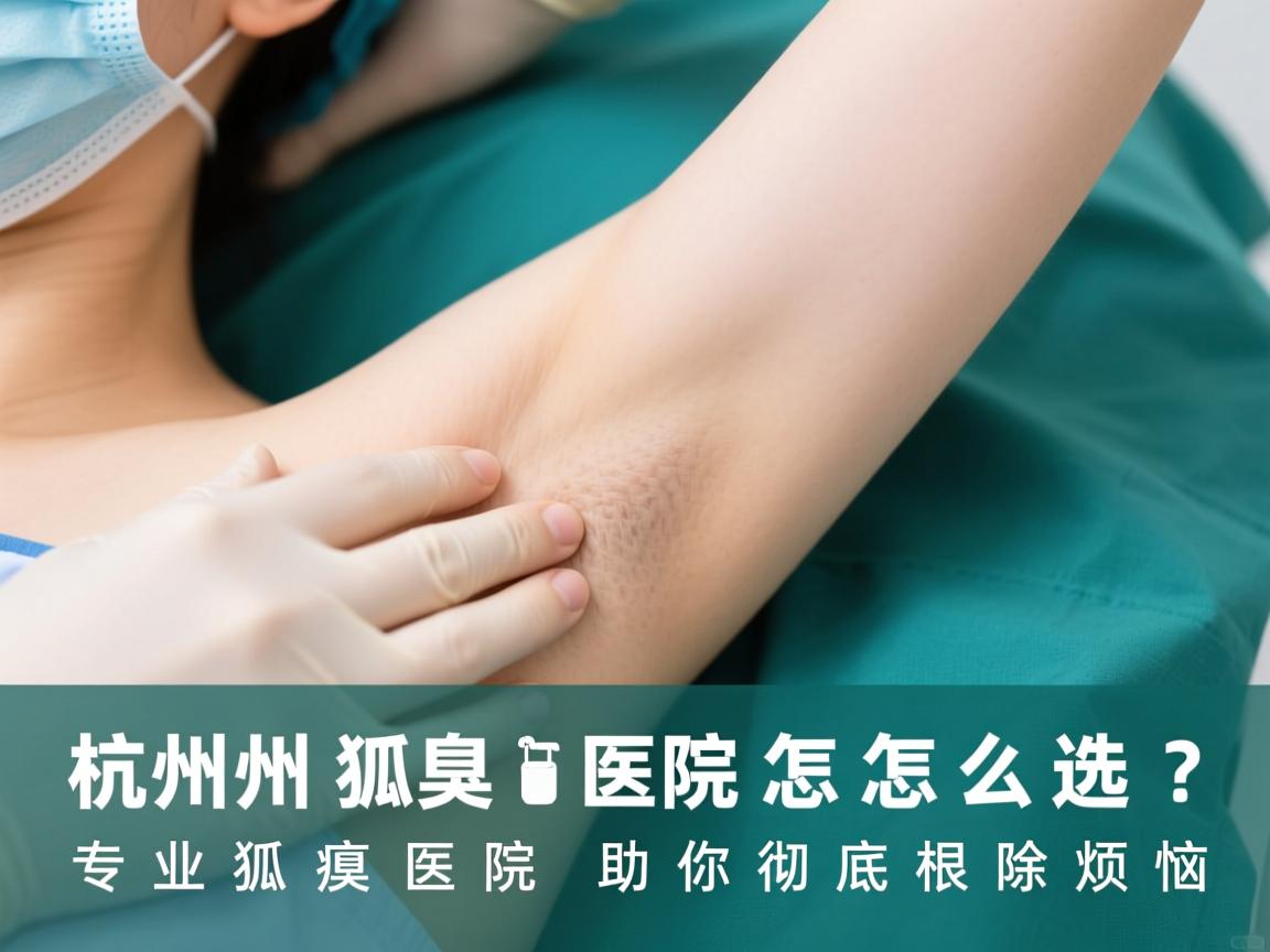 杭州狐臭医院怎么选？专业狐臭医院助你彻底根除烦恼