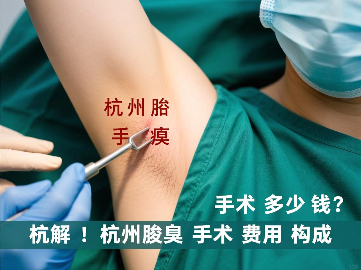 杭州腋臭手术多少钱?详解杭州腋臭手术费用构成 杭州腋臭手术多少钱?详解杭州腋臭手术费用构成