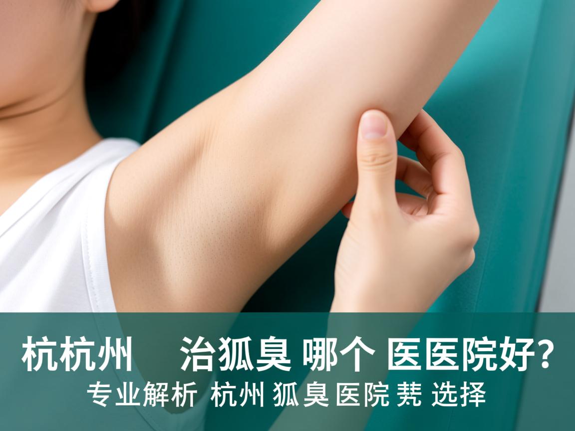 杭州治狐臭哪个医院好？专业解析杭州狐臭医院的选择