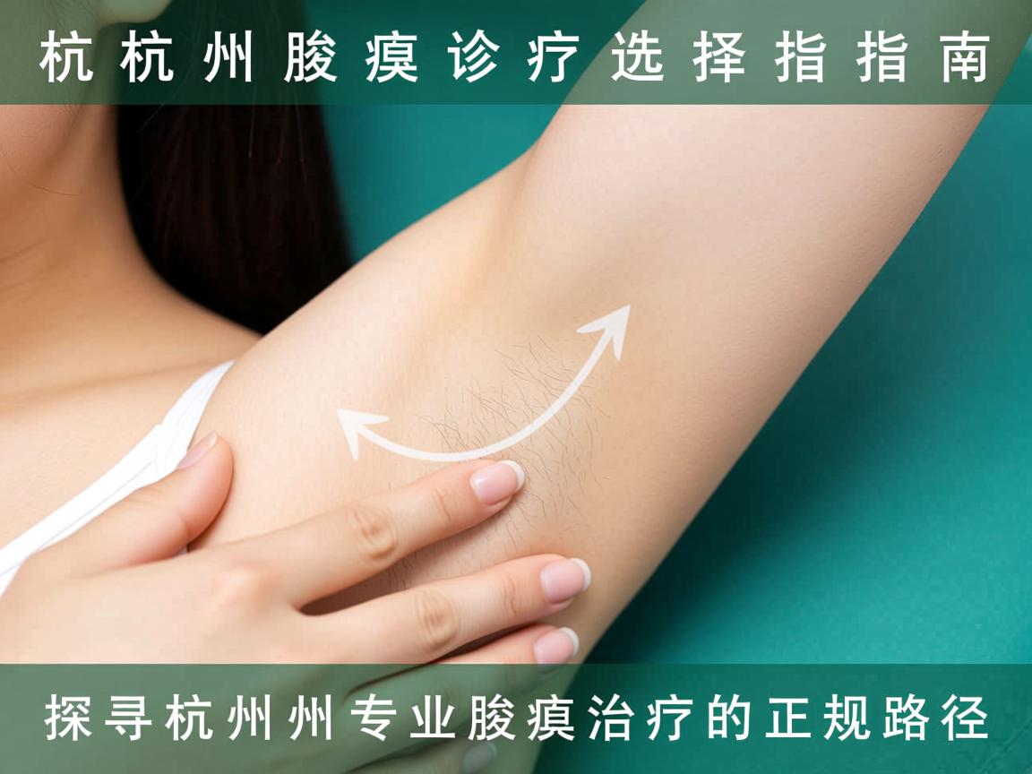 杭州腋臭诊疗选择指南，探寻杭州专业腋臭治疗的正规路径