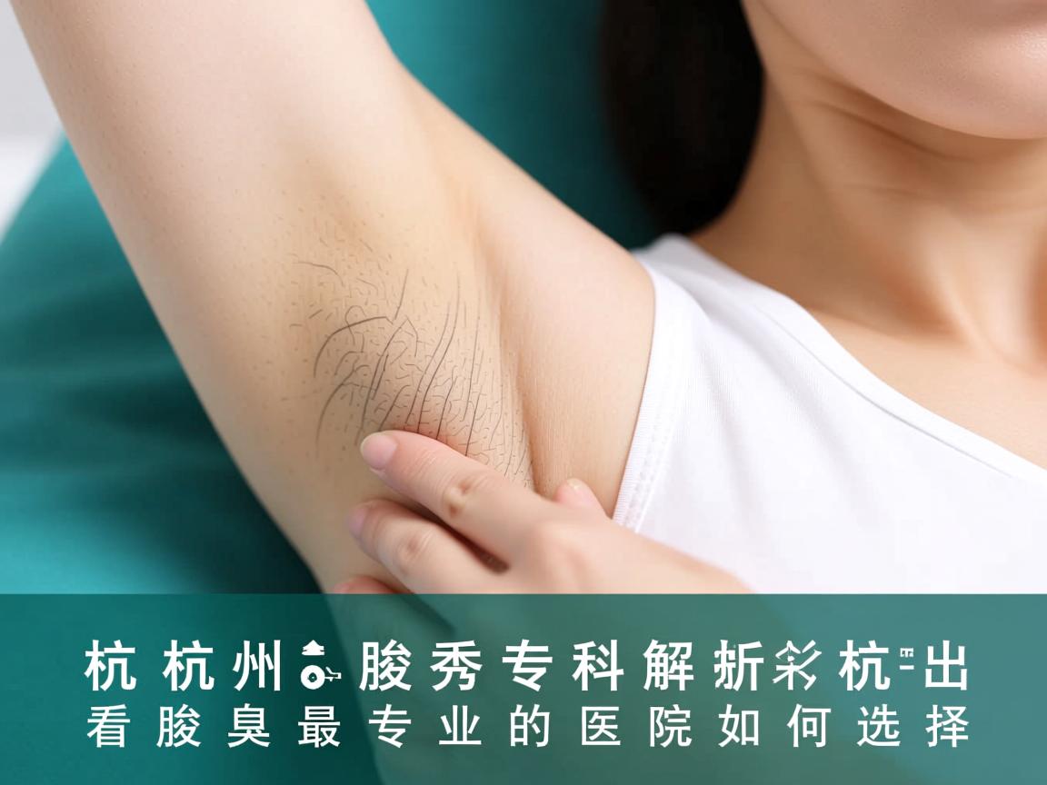 杭州腋秀专科解析，杭州看腋臭最专业的医院如何选择