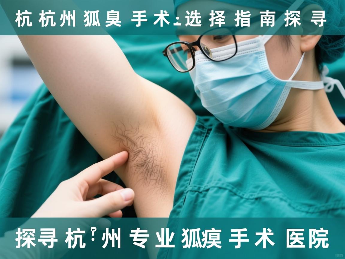 杭州狐臭手术选择指南，探寻杭州专业狐臭手术医院