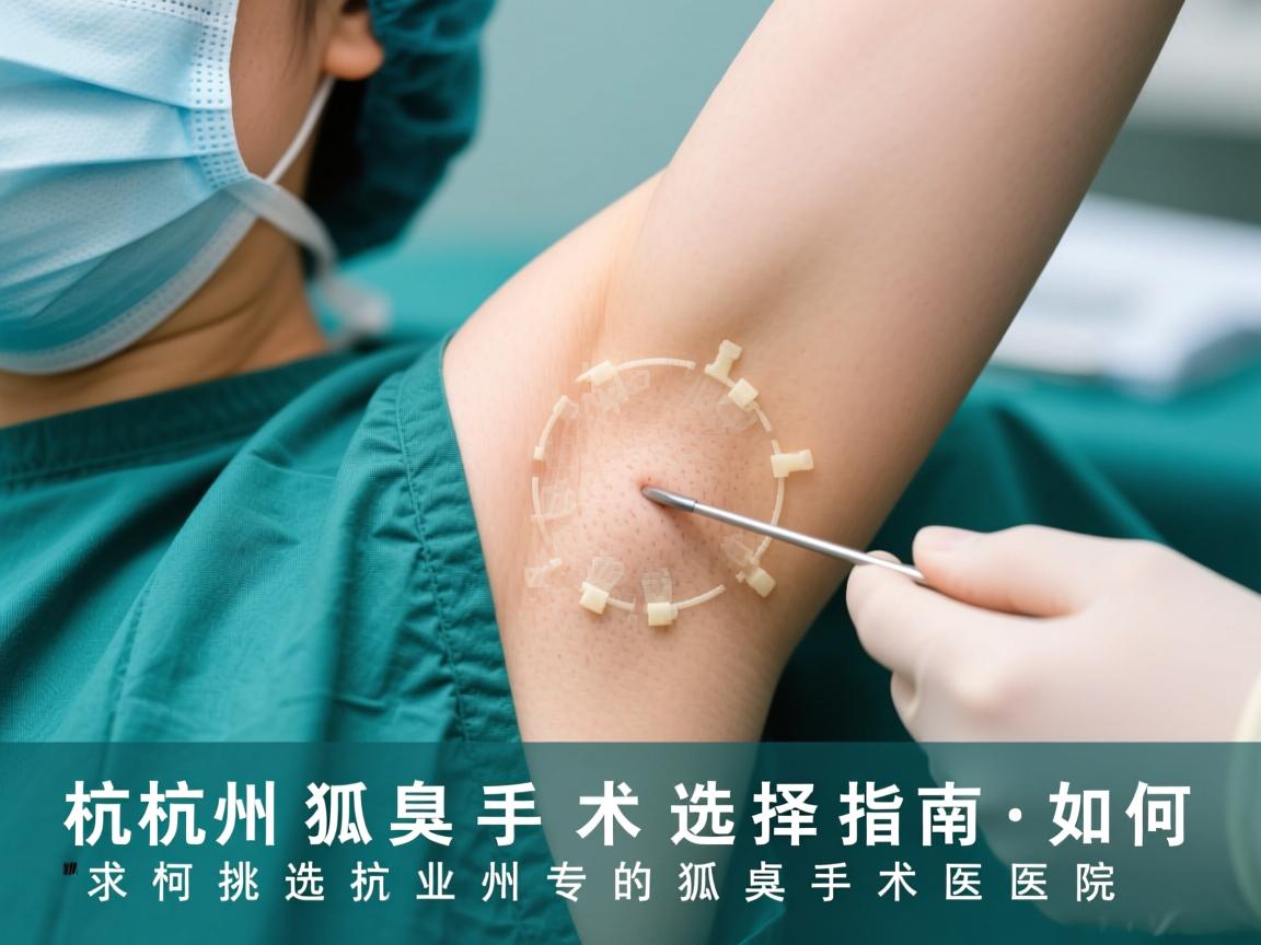 杭州狐臭手术选择指南，如何挑选杭州专业的狐臭手术医院