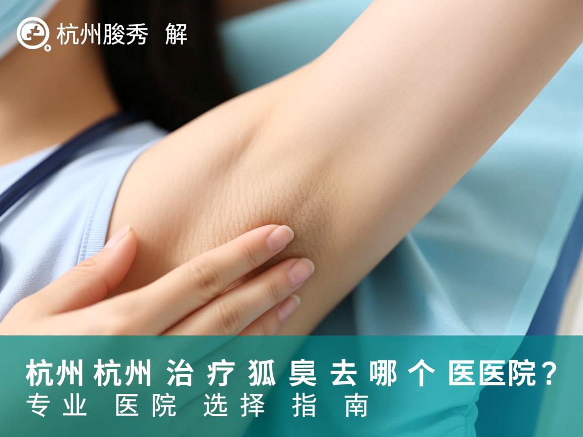 杭州腋秀解析，杭州治疗狐臭去哪个医院？专业医院选择指南