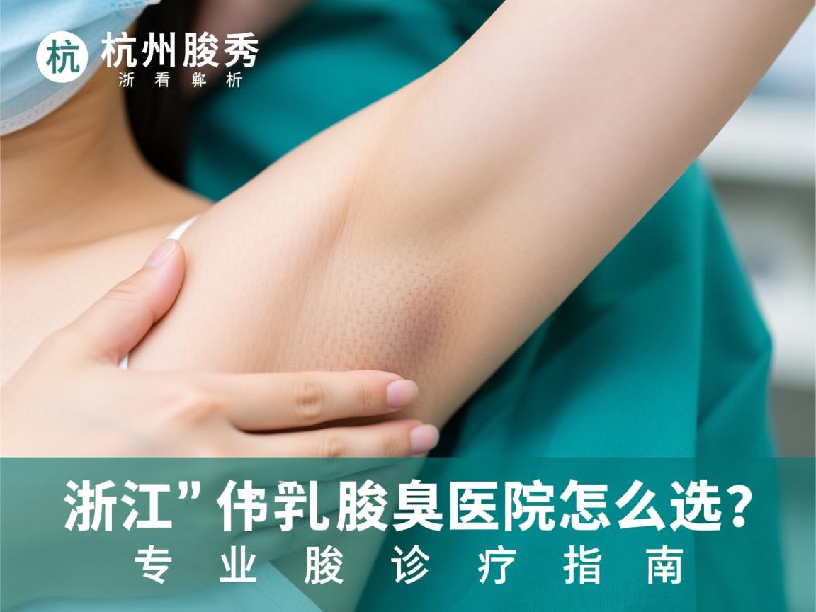 杭州腋秀解析，浙江看腋臭医院怎么选？专业腋臭诊疗指南
