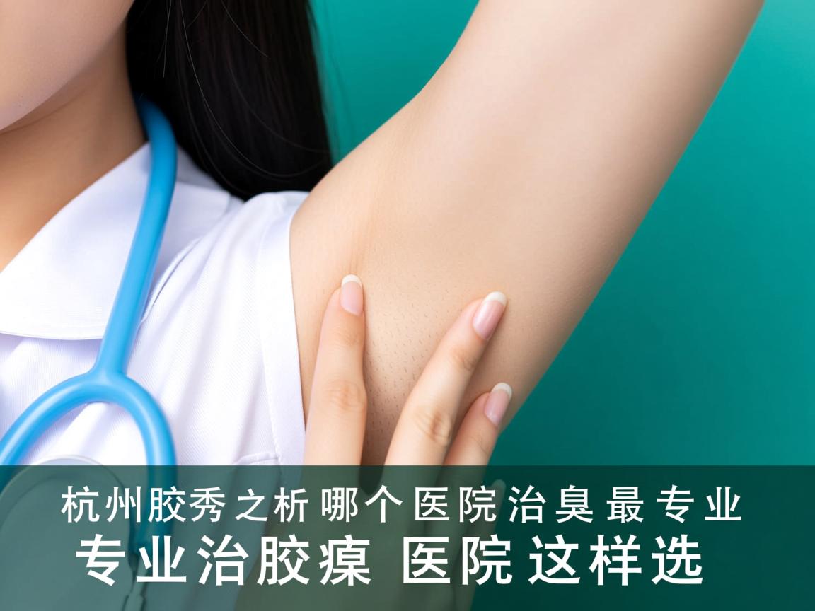 杭州腋秀解析，杭州哪个医院治腋臭最专业，专业治腋臭的医院这样选