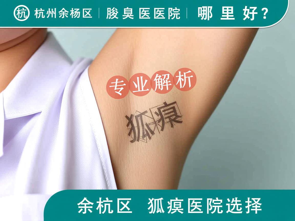 杭州余杭区腋臭医院哪里好？专业解析余杭区狐臭医院选择
