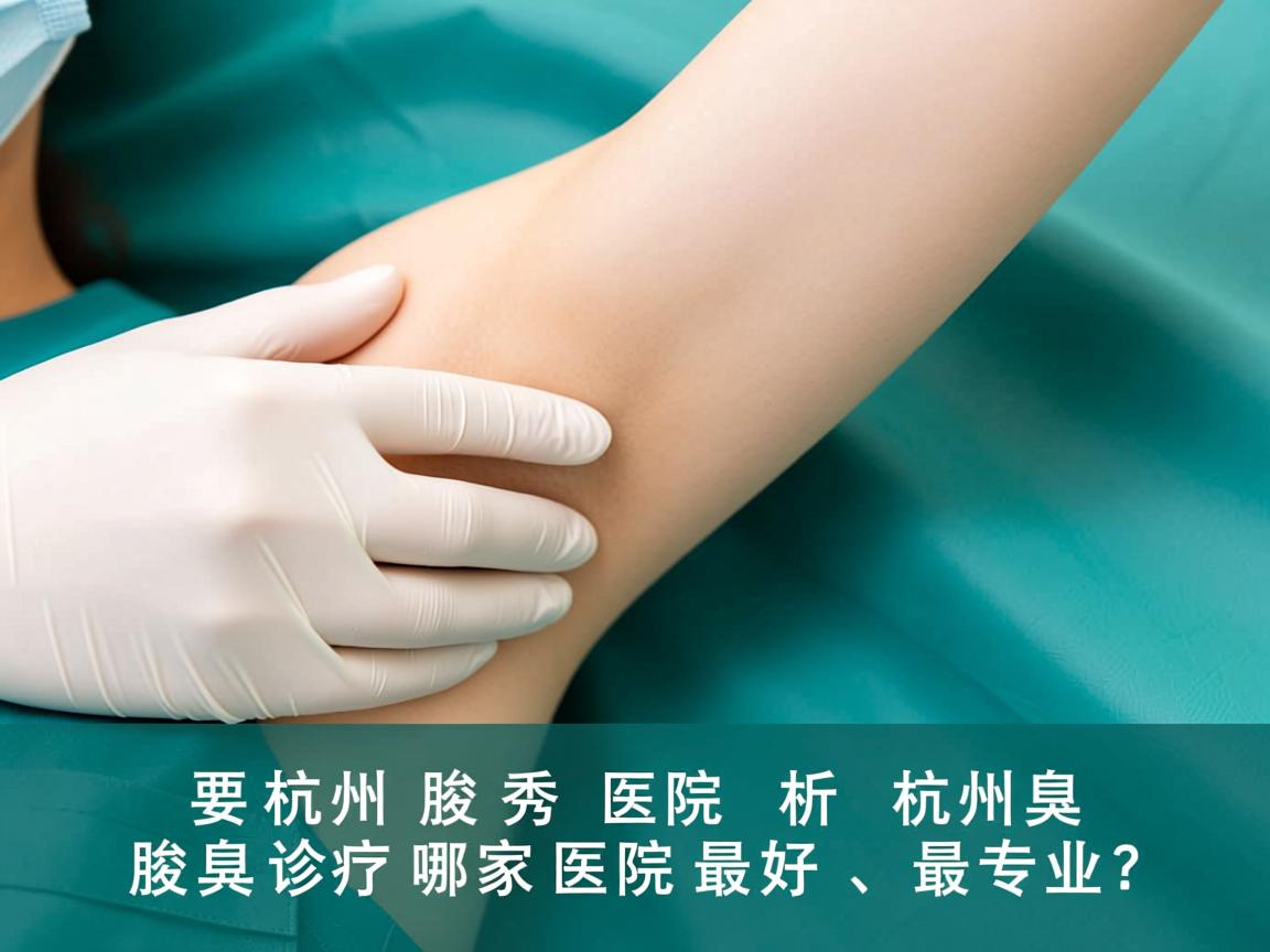 杭州腋秀医院解析，杭州腋臭诊疗哪家医院最好、最专业？