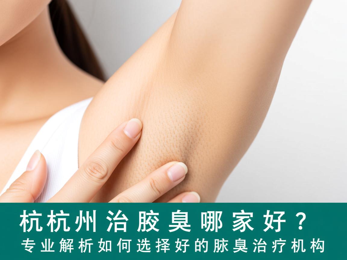 杭州治疗腋臭哪家好？专业解析如何选择好的腋臭治疗机构