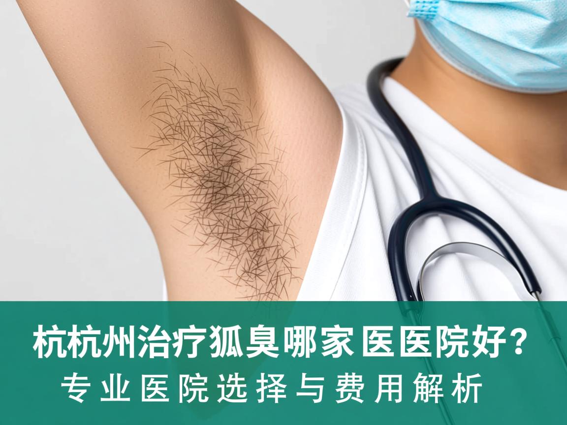 杭州治疗狐臭哪家医院好？专业医院选择与费用解析
