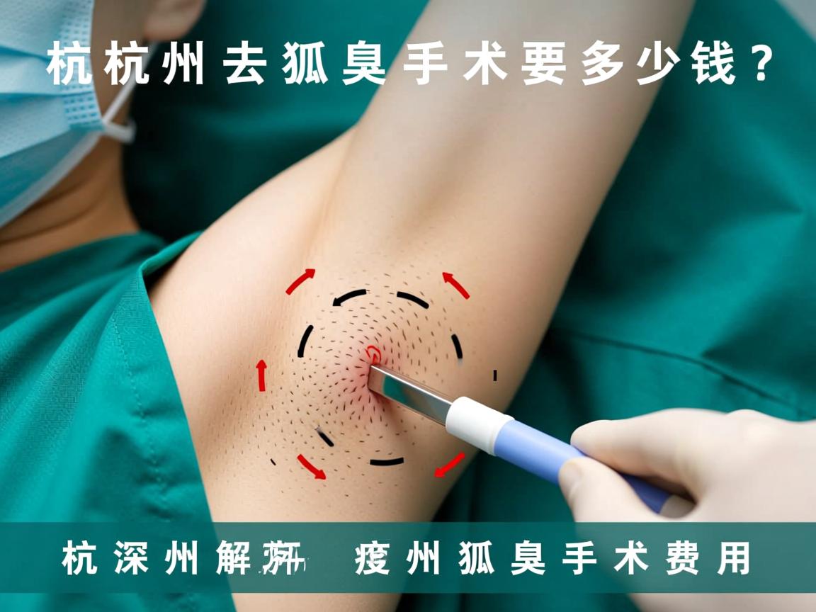杭州去狐臭手术要多少钱？深度解析杭州狐臭手术费用
