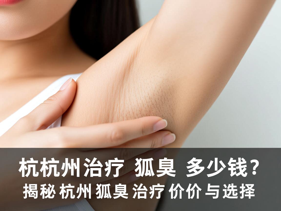 杭州治疗狐臭多少钱？揭秘杭州狐臭治疗价格与选择