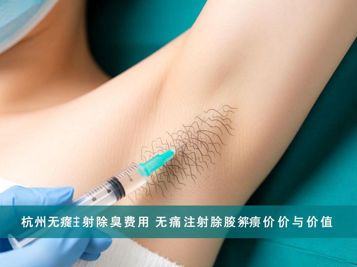 杭州无痛注射除腋臭费用解析，全面了解无痛注射除腋臭的价格与价值