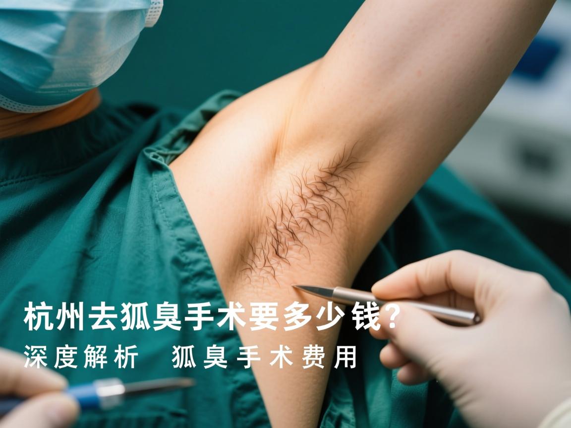 杭州去狐臭手术要多少钱？深度解析狐臭手术费用