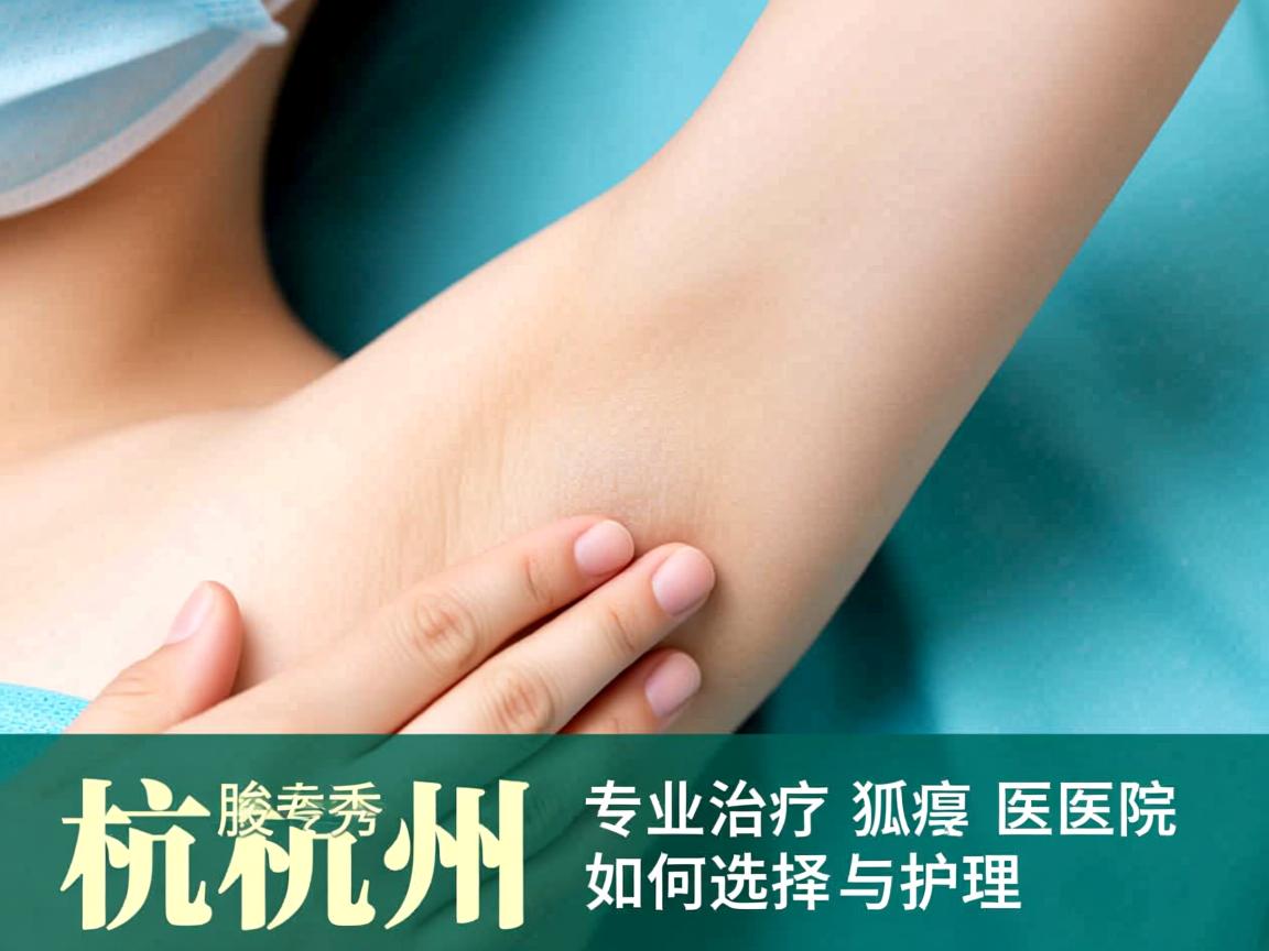 杭州腋秀解析，杭州专业治疗狐臭的医院如何选择与护理
