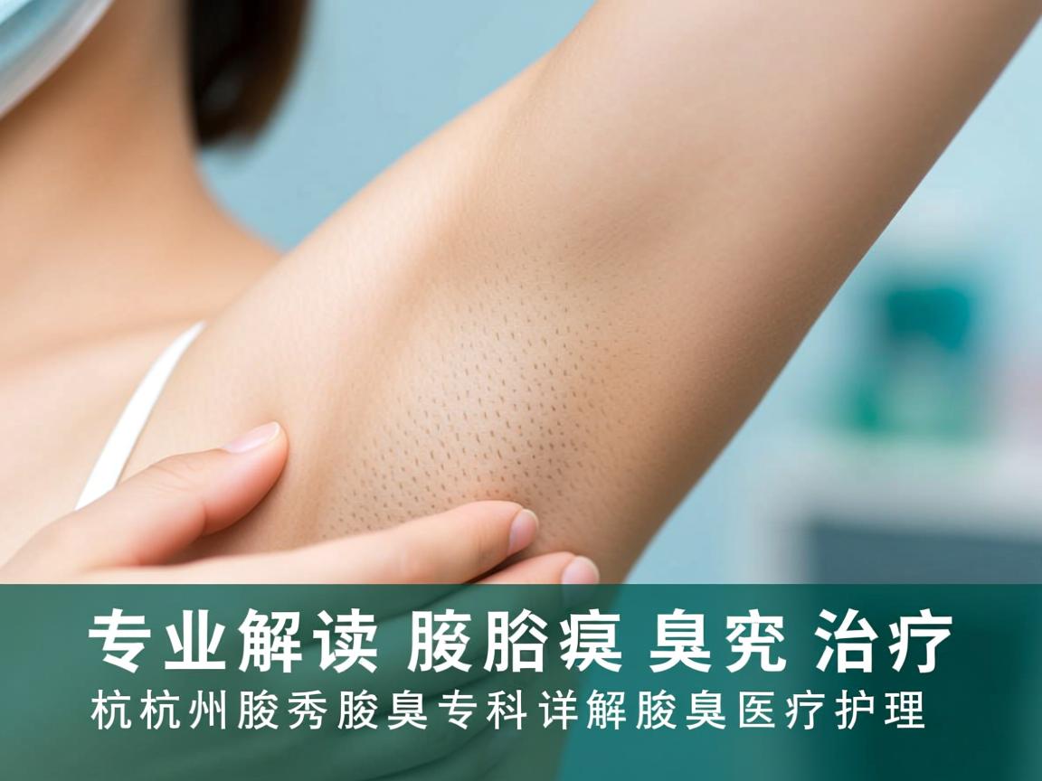 专业解读腋臭治疗，杭州腋秀腋臭专科详解腋臭医疗护理