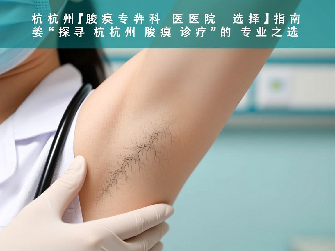 杭州腋臭专科医院选择指南，探寻杭州腋臭诊疗的专业之选