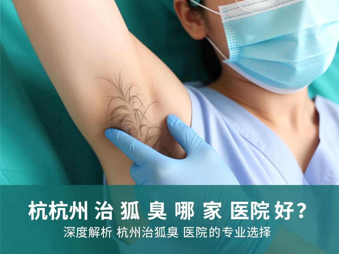杭州治狐臭哪家医院好？深度解析杭州治狐臭医院的专业选择