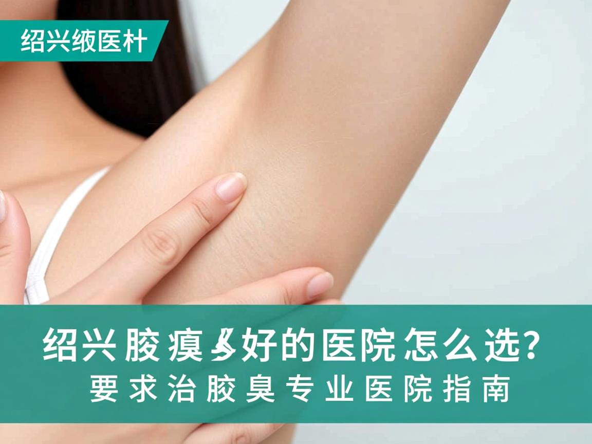 绍兴治腋臭好的医院怎么选？绍兴治腋臭专业医院指南