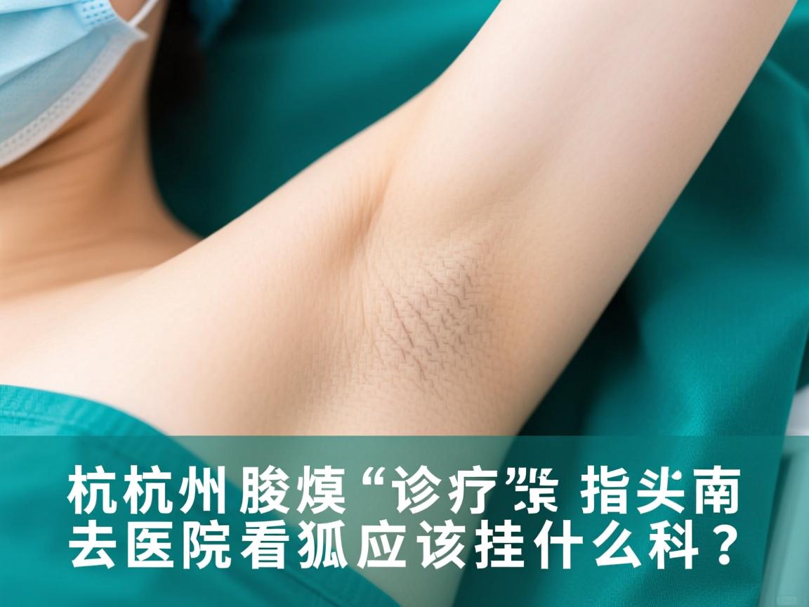 杭州腋臭诊疗指南，去医院看狐臭应该挂什么科？