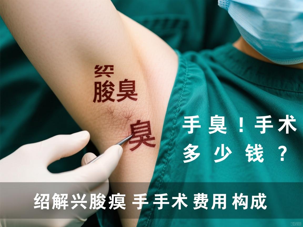 绍兴腋臭手术多少钱？详解绍兴腋臭手术费用构成