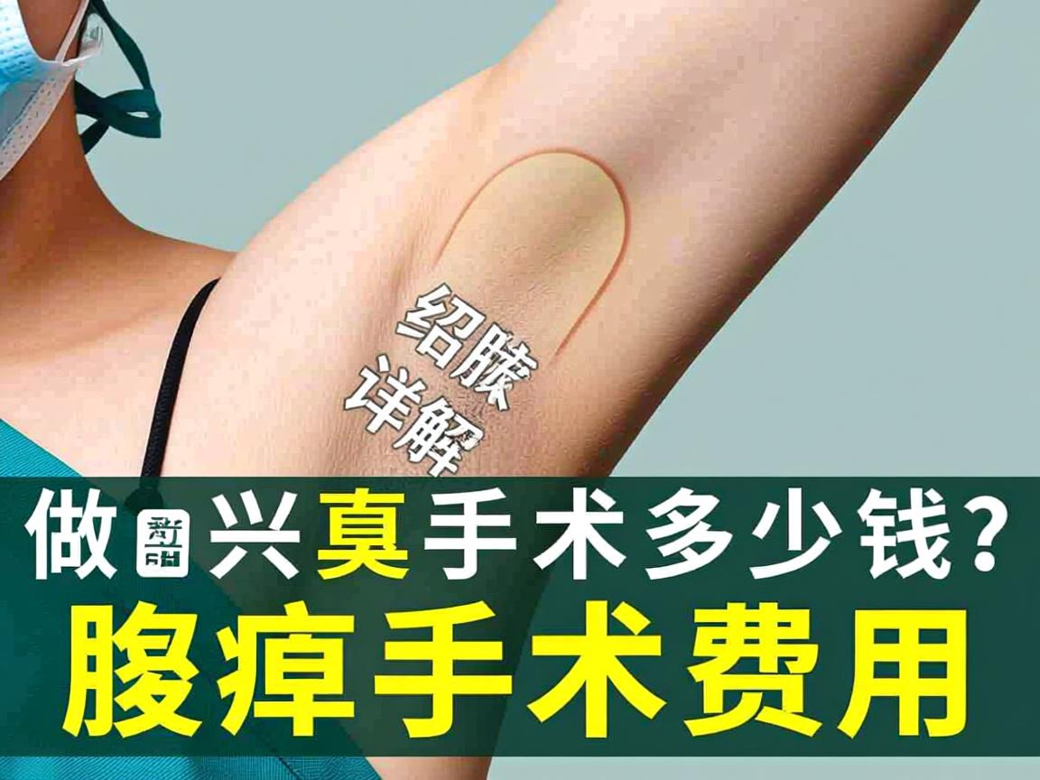 在绍兴做腋臭手术多少钱？详解绍兴腋臭手术费用