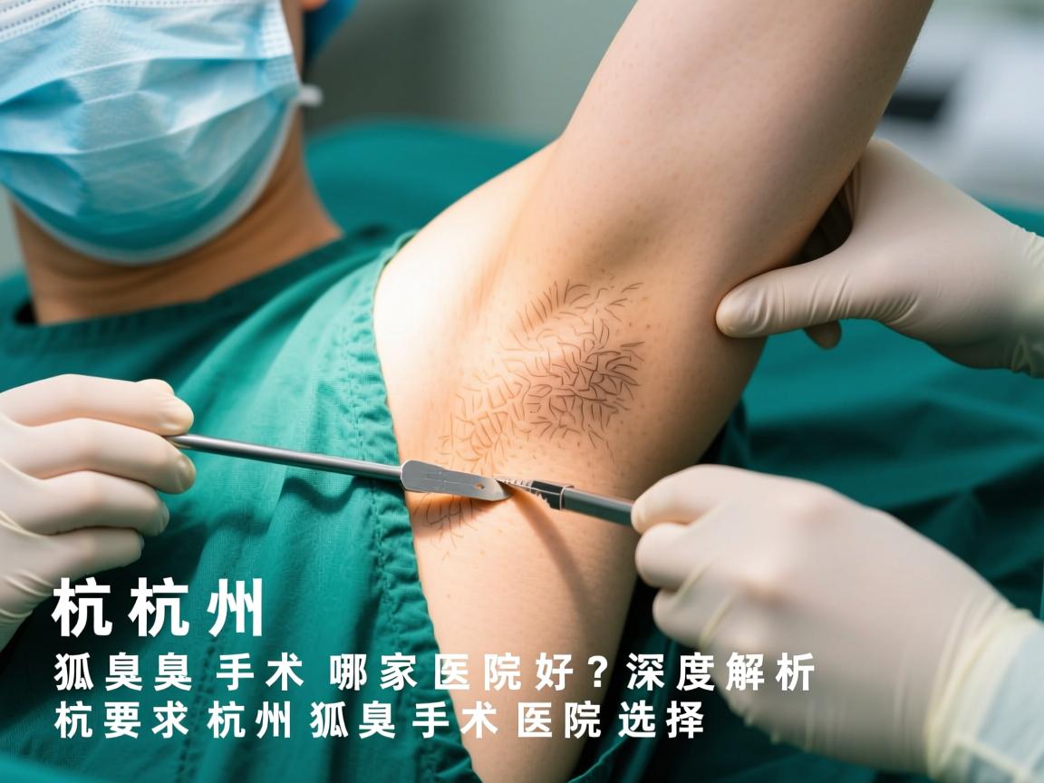 杭州狐臭手术哪家医院好？深度解析杭州狐臭手术医院选择