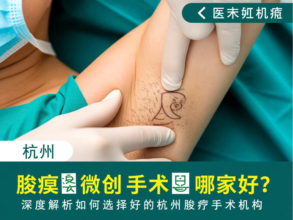 杭州腋臭微创手术哪家好？深度解析如何选择好的杭州腋臭手术机构