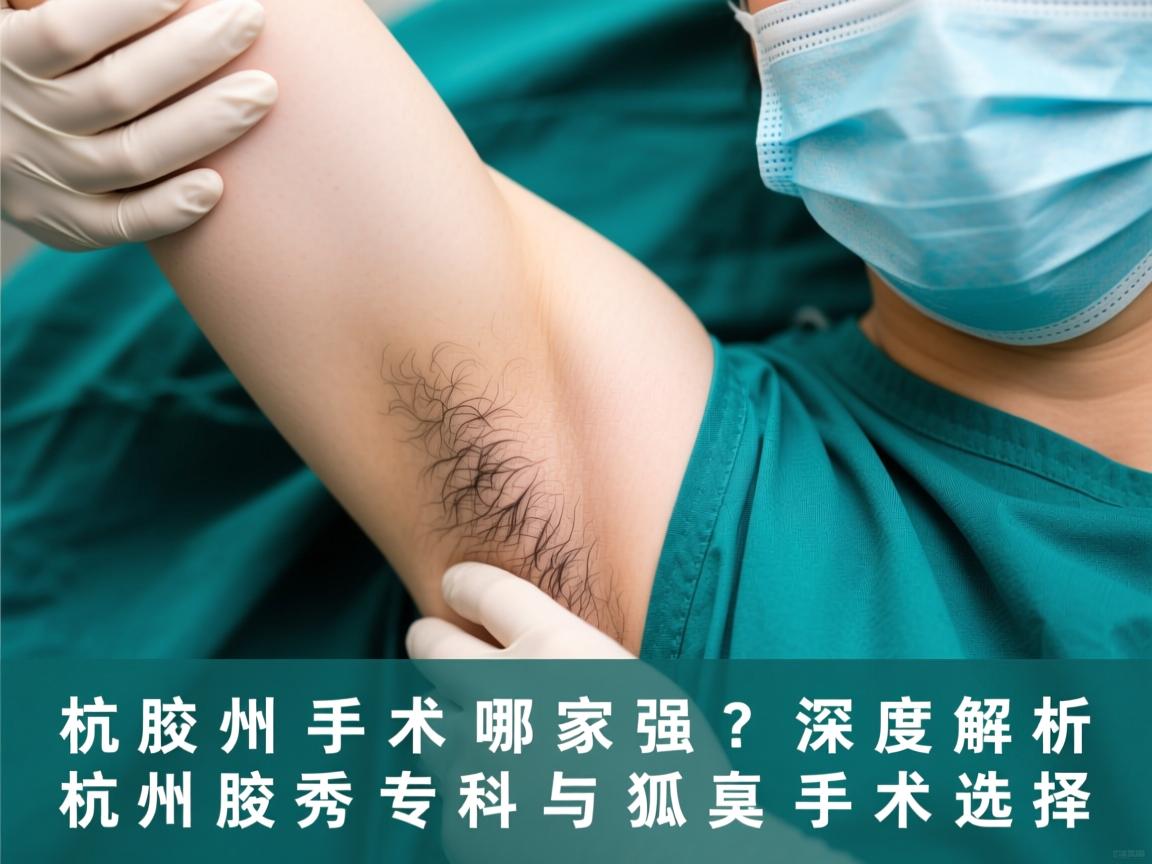 杭州腋臭手术哪家强？深度解析杭州腋秀专科与狐臭手术选择