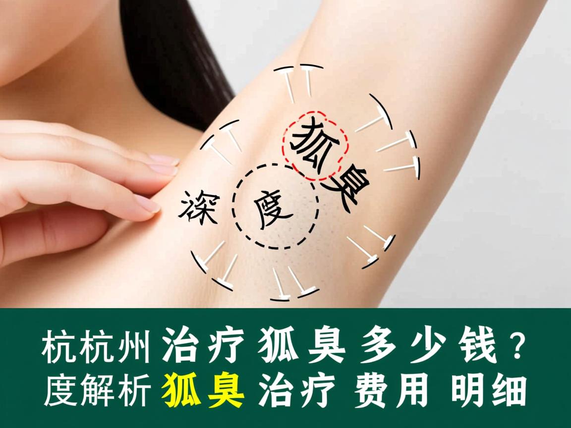 杭州治疗狐臭多少钱？深度解析狐臭治疗费用明细