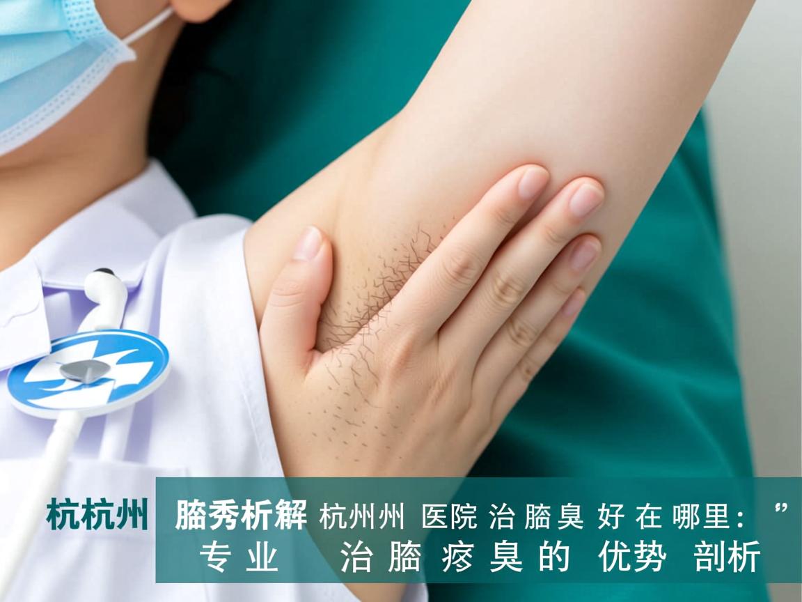 杭州腋秀解析，杭州医院治腋臭好在哪里，专业治腋臭的优势剖析