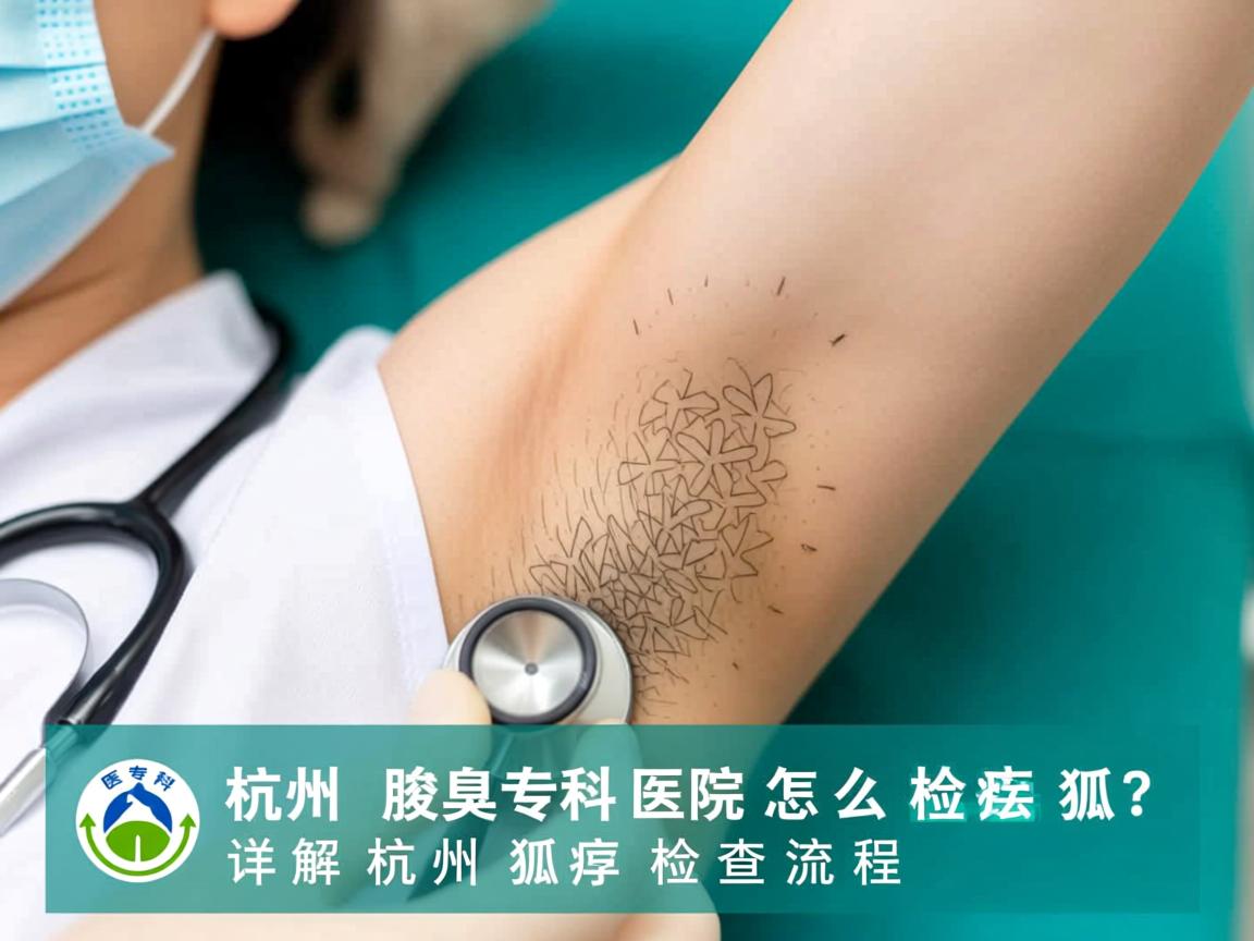 杭州腋臭专科医院怎么检查狐臭？详解杭州狐臭检查流程
